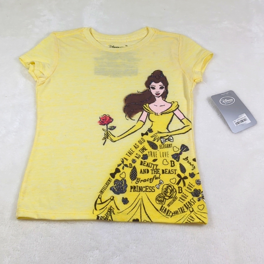 NWT Disney Store Belle tshirt XS 4